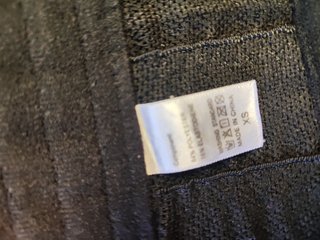 Faja reductora negra talla XS