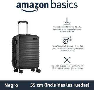Set 2 Maletas Amazonbasics Negras Pequeñas