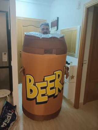 Disfraz Hinchable Lata de Cerveza