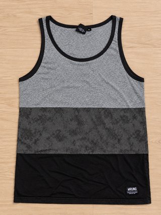 Camiseta Tirantes WRUNG Paris Gris/Negra XL