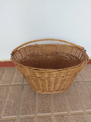 Cesta de Mimbre para Bicicleta