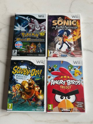 4 Juegos para Nintendo Wii