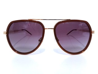 Gafas de sol Roberto marrones y doradas