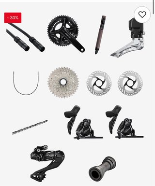 Grupo Shimano 105 Di2 casi nuevo