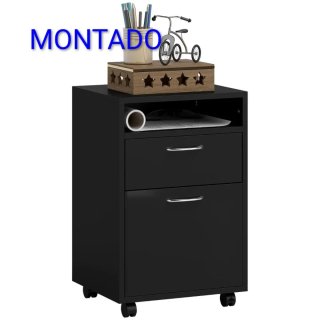 Cajonera de oficina negra TARA