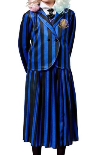 Disfraz uniforme colegio Miércoles Adams