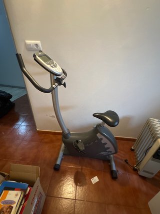 Bicicleta Estática Gris