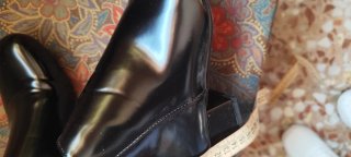 Botines charol negros nuevos