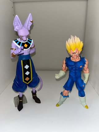 2 Figuras Dragon Ball: Beerus y Vegeta