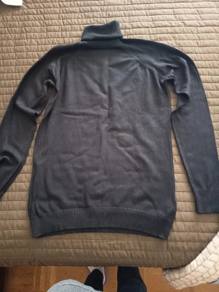 Jersey de cuello alto negro
