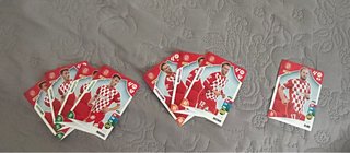 Lote de 9 cromos Panini