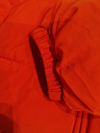 Chaqueta acolchada mujer roja