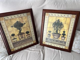 Set de 2 Cuadros Decorativos