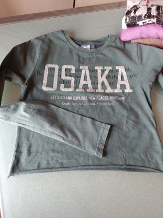 Camiseta Bershka Osaka Verde