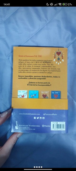 libro ¿puedo soñar contigo? Blue Jeans