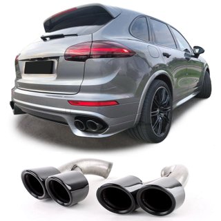 COLAS ESCAPE DOBLES PARA PORSCHE CAYENNE 92A 14-17 LOOK GTS