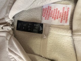 Chaqueta Adidas Beige con Cremallera