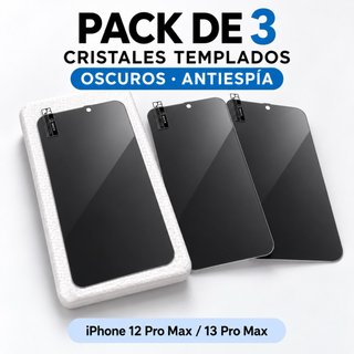 Pack 3 Cristales Templados iPhone 12/13 Pro Max