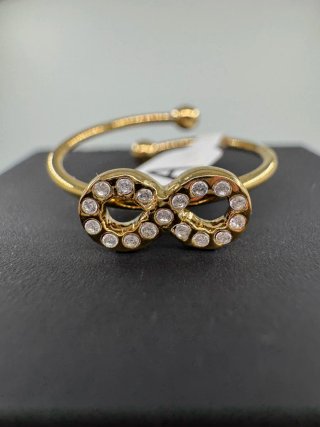 Anillo Infinito Dorado Ajustable