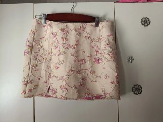 Falda corta estampada