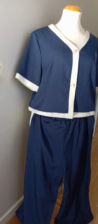 Conjunto de Blusa y Pantalón Azul