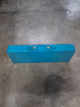 Mesa plegable portátil azul