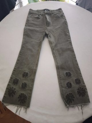 Pantalón Vaquero Desigual Caqui Talla 40