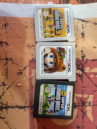 Pacchetto 3 Giochi Super Mario 3DS/DS