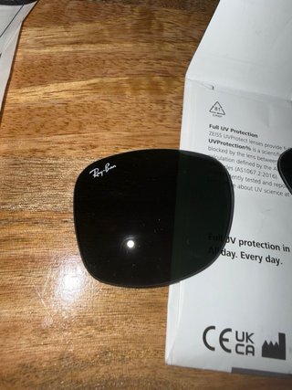 Cristales Lentes Gafas Sol Ray-Ban Wayfarer Negros
