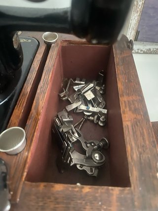 Máquina de coser Singer antigua 1917