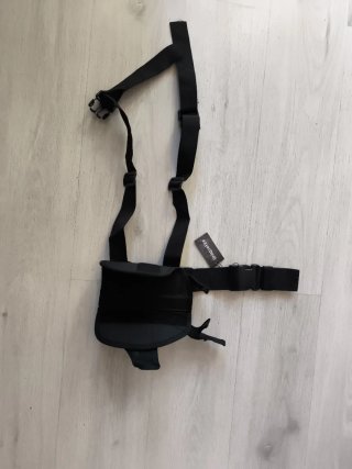 Pistolera  muslera Velcro Uniquefire Negra
