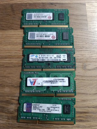 Memoria RAM DDR3 2GB (Samsung, Kingston, Transcend