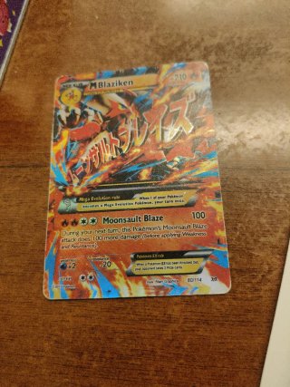 Carta Pokémon MBlaziken Cromo EX