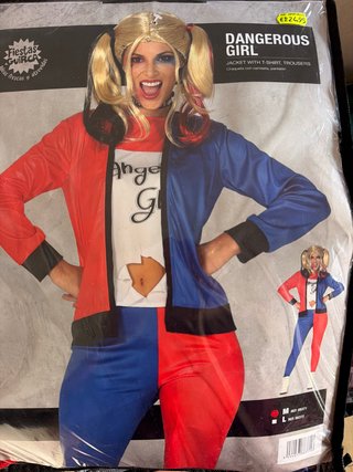 Disfraz Harley Quinn Fiestas Guirca Talla M