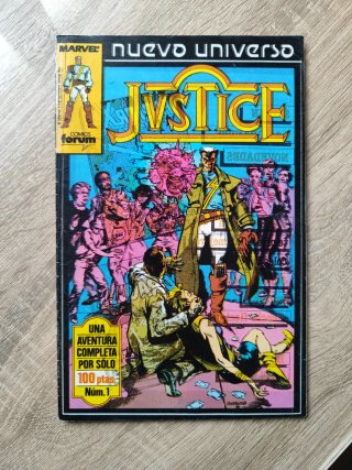 Cómic Justice Nº 1 (1988) - Nuevo Universo. Forum