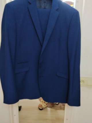 Traje de hombre azul