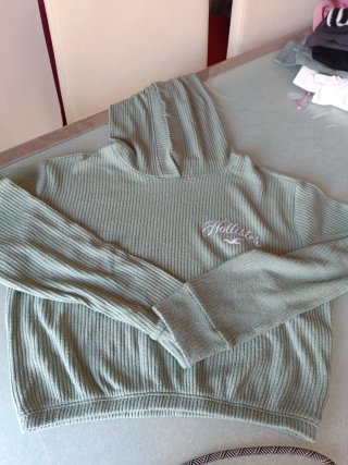 Jersey Corto con Capucha Hollister