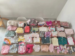Lote Ropa Bebé Niña 0-12 Meses