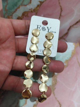 Pendientes Largos E&Y Elena Dorados