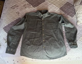 Camisa de Algodón Verde Primark