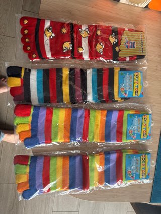 Pack 4 pares calcetines de dedo Cosy Toes