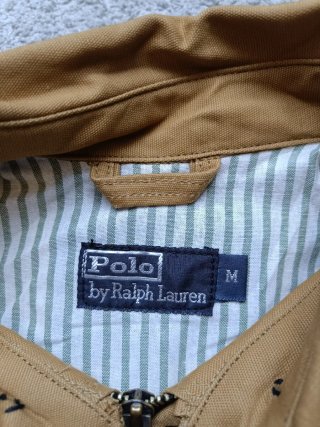 Blusão Harrington Ralph Lauren Rework Castanho