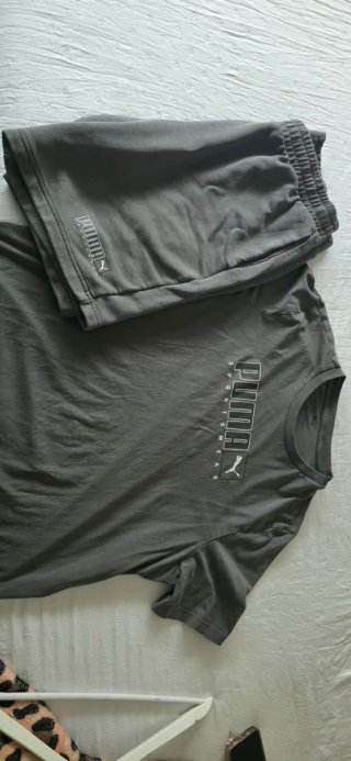 Conjunto deportivo Puma gris