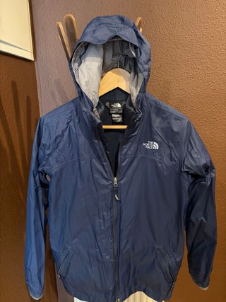 Chubasquero The North Face Azul Marino Talla S