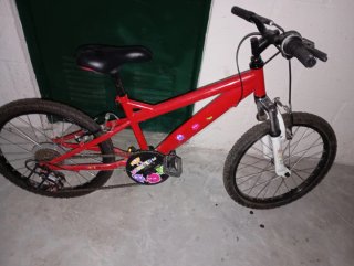 Bicicleta de Montaña Roja