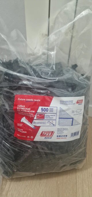 Pack de 500u de cuñas de nivelación Sist. Slim Mil