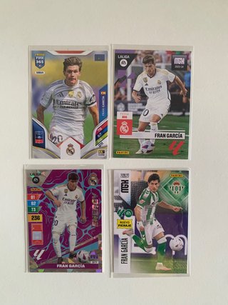 Lote de 4 cromos de Fran García