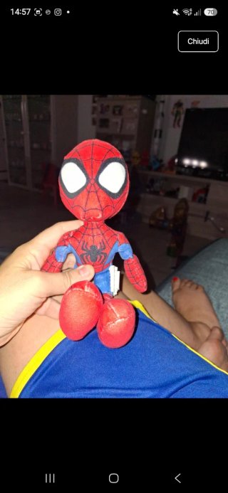 Peluche piccolo Spider-Man