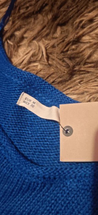 Jersey de punto azul