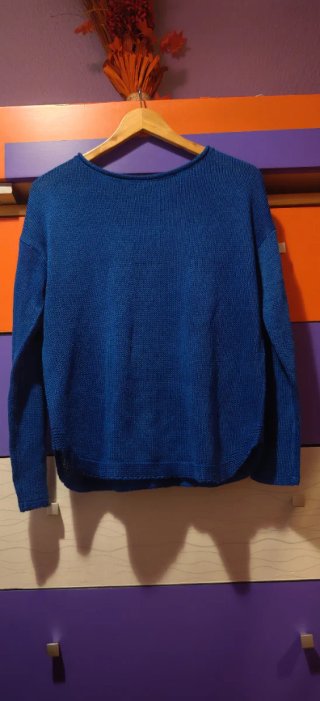 Jersey de punto azul